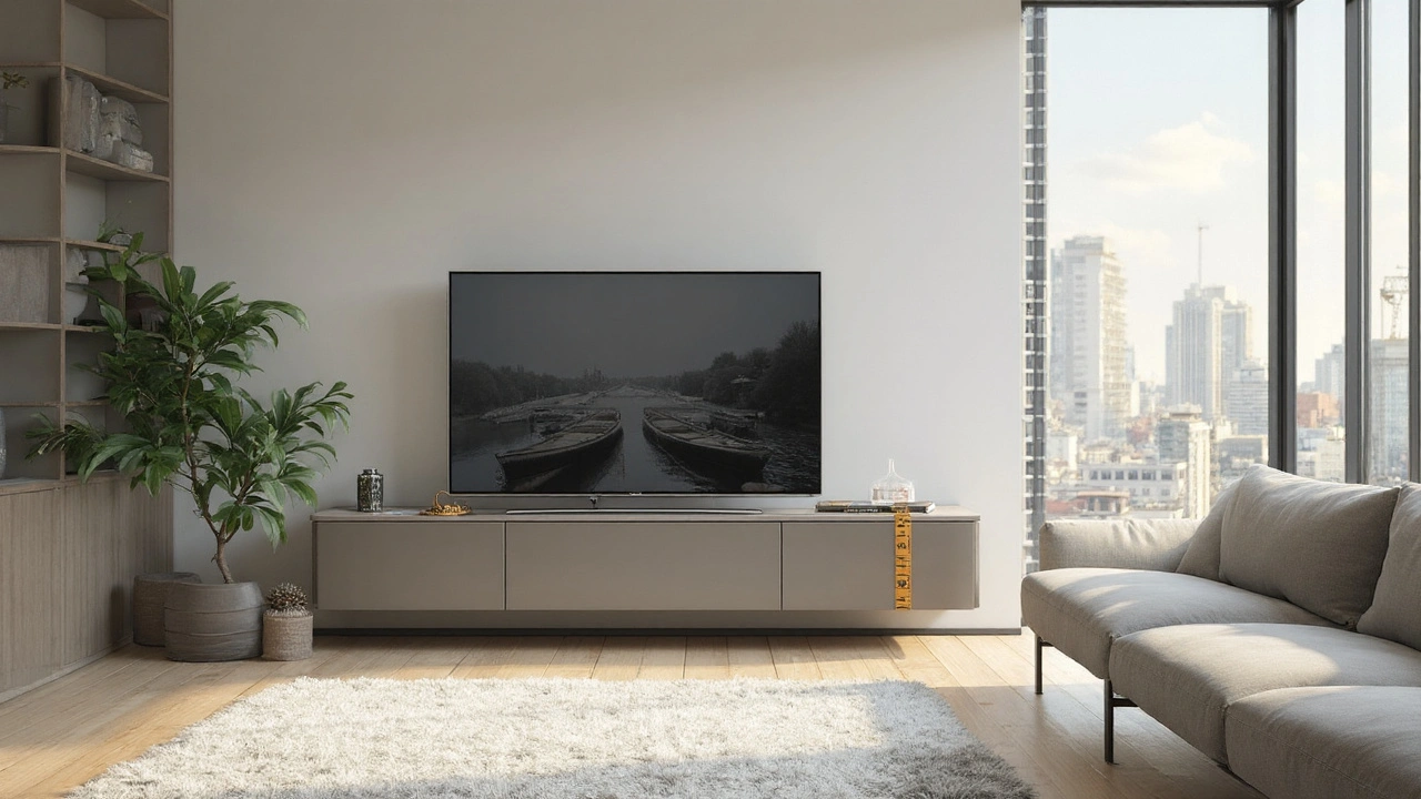 Optimale Größe für einen Fernsehschrank zu einem 65‑Zoll‑Fernseher