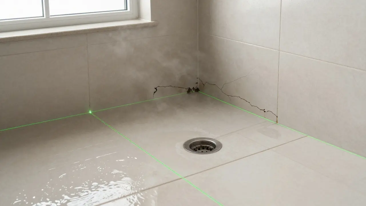 Falsches Gefälle im Bad: So wird’s richtig neu gebaut und abgedichtet