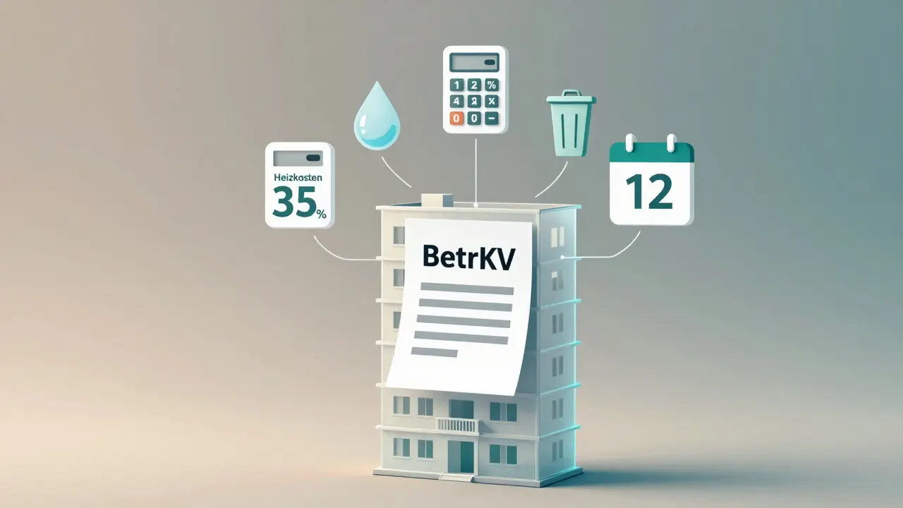 Transparenz-Darstellung der Nebenkostenverteilung in einem Mehrfamilienhaus mit Anteilen.