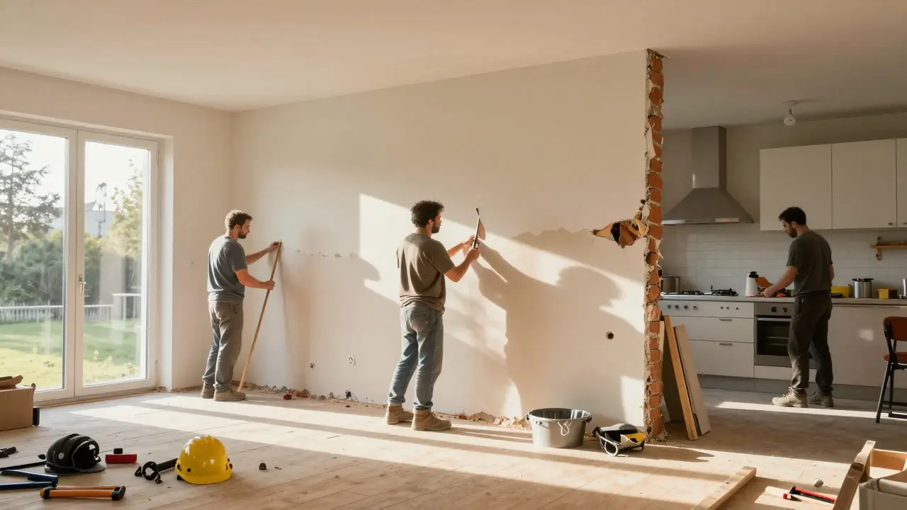 Großzügiger Umbau im Einfamilienhaus: Wände entfernen und Grundriss verändern - Schritt für Schritt