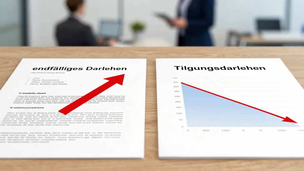 Endfälliges Darlehen vs. Tilgungsdarlehen: Die richtige Wahl für Ihre Baufinanzierung
