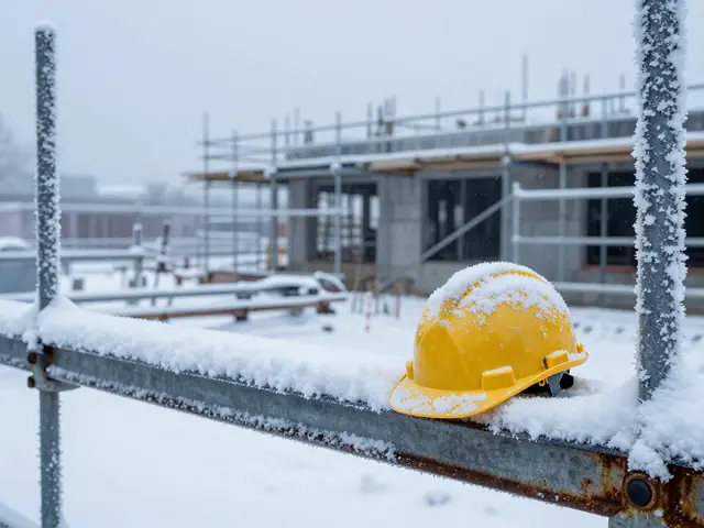 Bauzeitenpuffer im Winter: So planen Sie Witterungsrisiken bei Fassade und Dach richtig